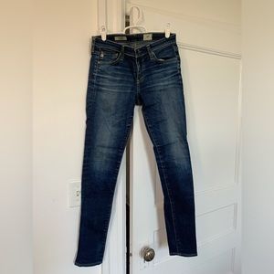 AG Dark Wash Skinny Jeans